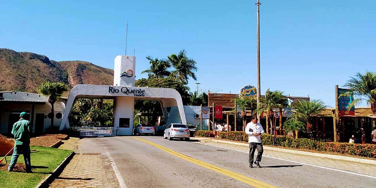 Entrada para o Complexo do Rio Quente Resort e Hot Park