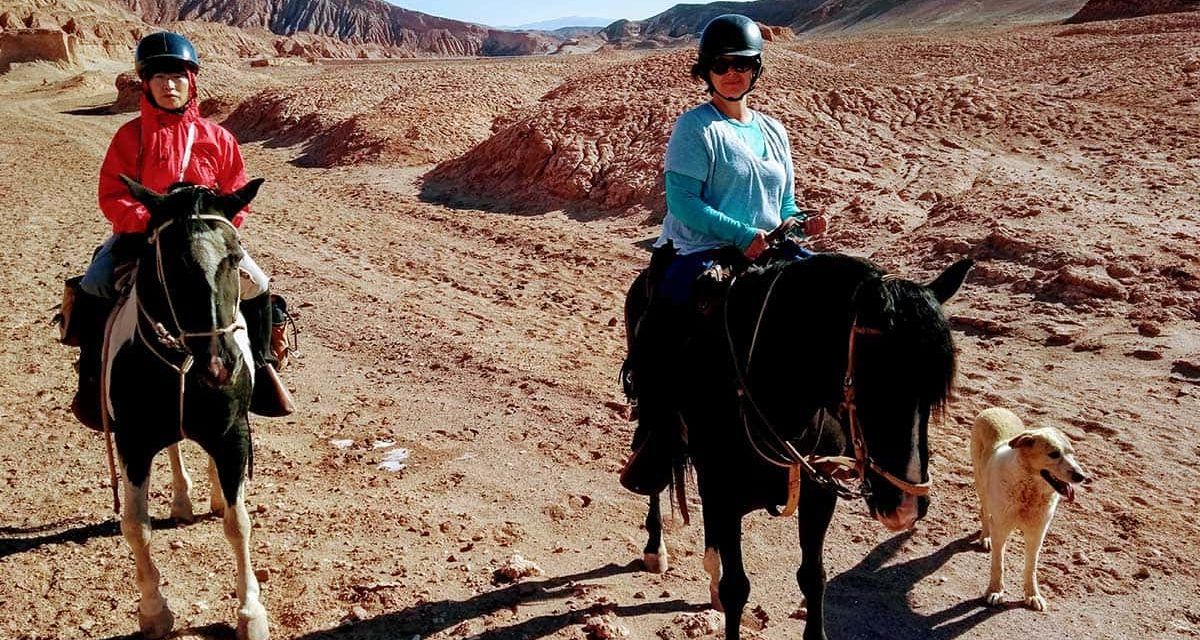 Passeio a cavalo pelos vales do Atacama